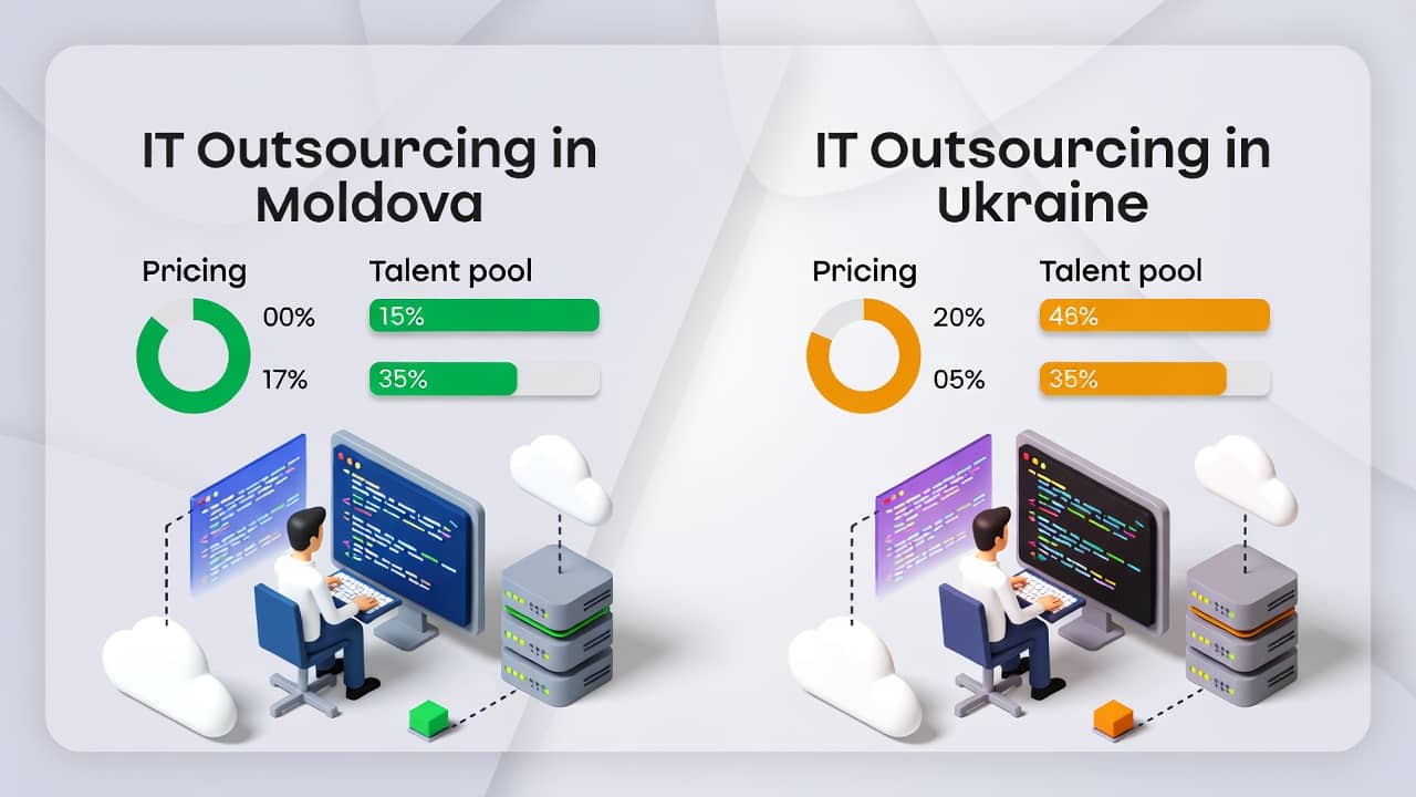 Moldova vs Ukraine: IT Outsourcing Comparison